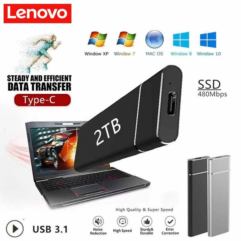 SSD Portable High-speed 1TB 4TB 8TB 2TB External Mobile Solid State Hard Drive USB 3.1 External SSD Typc-C Hard Drive
SSD Portable High-speed 1TB 4TB 8TB 2TB External Mobile Solid State Hard Drive USB 3.1 External SSD Typc-C Hard Drive
