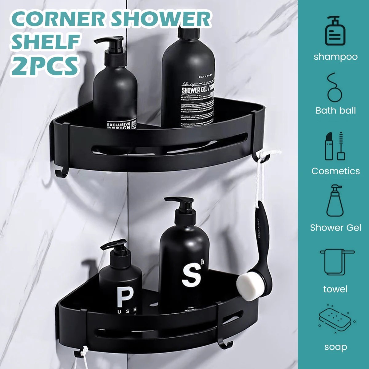 L 2Pcs Corner Shower Shelf Corner Shower Caddy Stainless Steel Bathroom Storage Shelf Rack Wall Mounted Rustproof Bathroom
L 2Pcs Corner Shower Shelf Corner Shower Caddy Stainless Steel Bathroom Storage Shelf Rack Wall Mounted Rustproof Bathroom