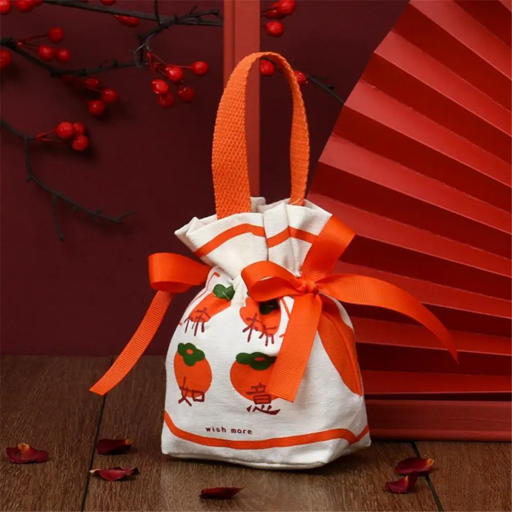 

Тканевая сумка, подарочный пакет для китайских благословений, пакет для конфет на новый год, праздник весны, китайский благословение, сумка на шнурке, специальный свадебный подарочный пакет