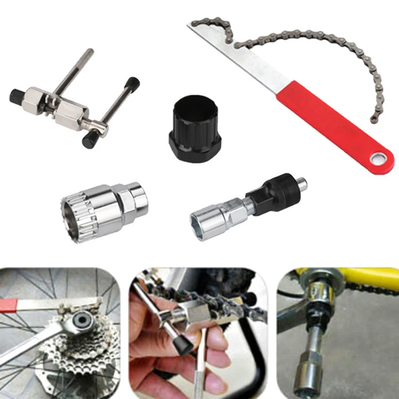 Bicycle Repair Tool Kits MTB Road Bikes Chain Cutter Bracket Flywheel Remover Crank Puller Wrench Maintenance Tools
Bicycle Repair Tool Kits MTB Road Bikes Chain Cutter Bracket Flywheel Remover Crank Puller Wrench Maintenance Tools