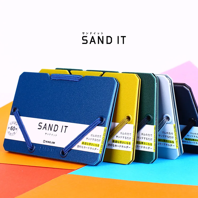 Creative Card Holder KING JIM Business Card Holder Bank Card Holder Bag SAND IT Elastic Card Storage Clip
Creative Card Holder KING JIM Business Card Holder Bank Card Holder Bag SAND IT Elastic Card Storage Clip