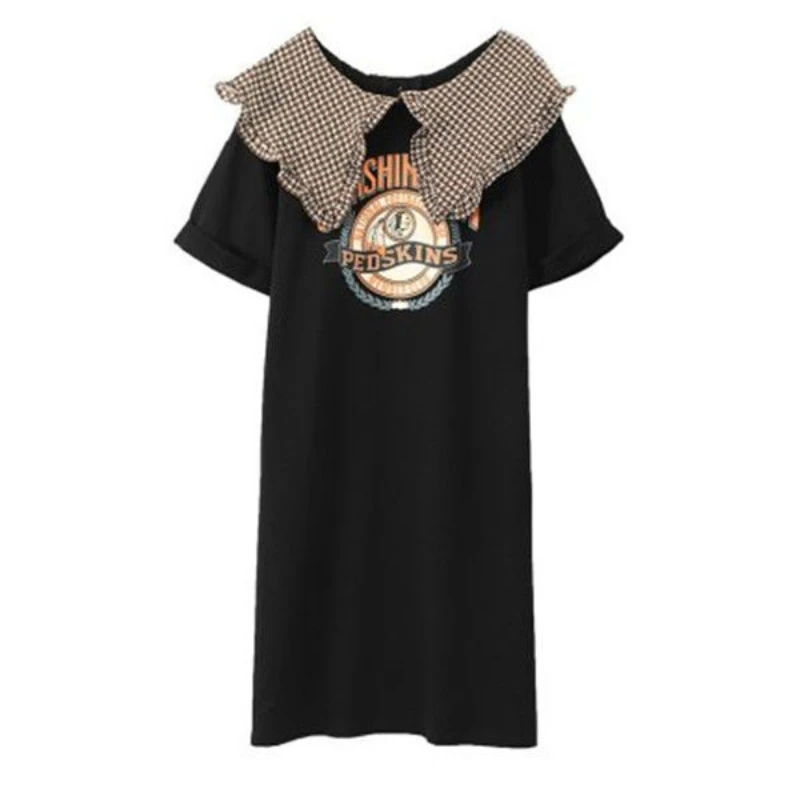 Woman New Vintage Peter Pan Collar Dress Female Short Sleeve Midi Dresses Ladies A-line High Waist Loose Dresses Vestidos A33
Woman New Vintage Peter Pan Collar Dress Female Short Sleeve Midi Dresses Ladies A-line High Waist Loose Dresses Vestidos A33