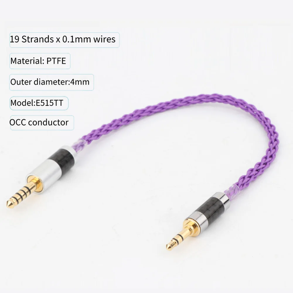 Preffair E515TT HIFI 3.5mm TRS Balanced Male to 4.4mm Balanced Male Audio Adapter Cable 4.4mm to 3.5mm TRS Balance Cable
Preffair E515TT HIFI 3.5mm TRS Balanced Male to 4.4mm Balanced Male Audio Adapter Cable 4.4mm to 3.5mm TRS Balance Cable
