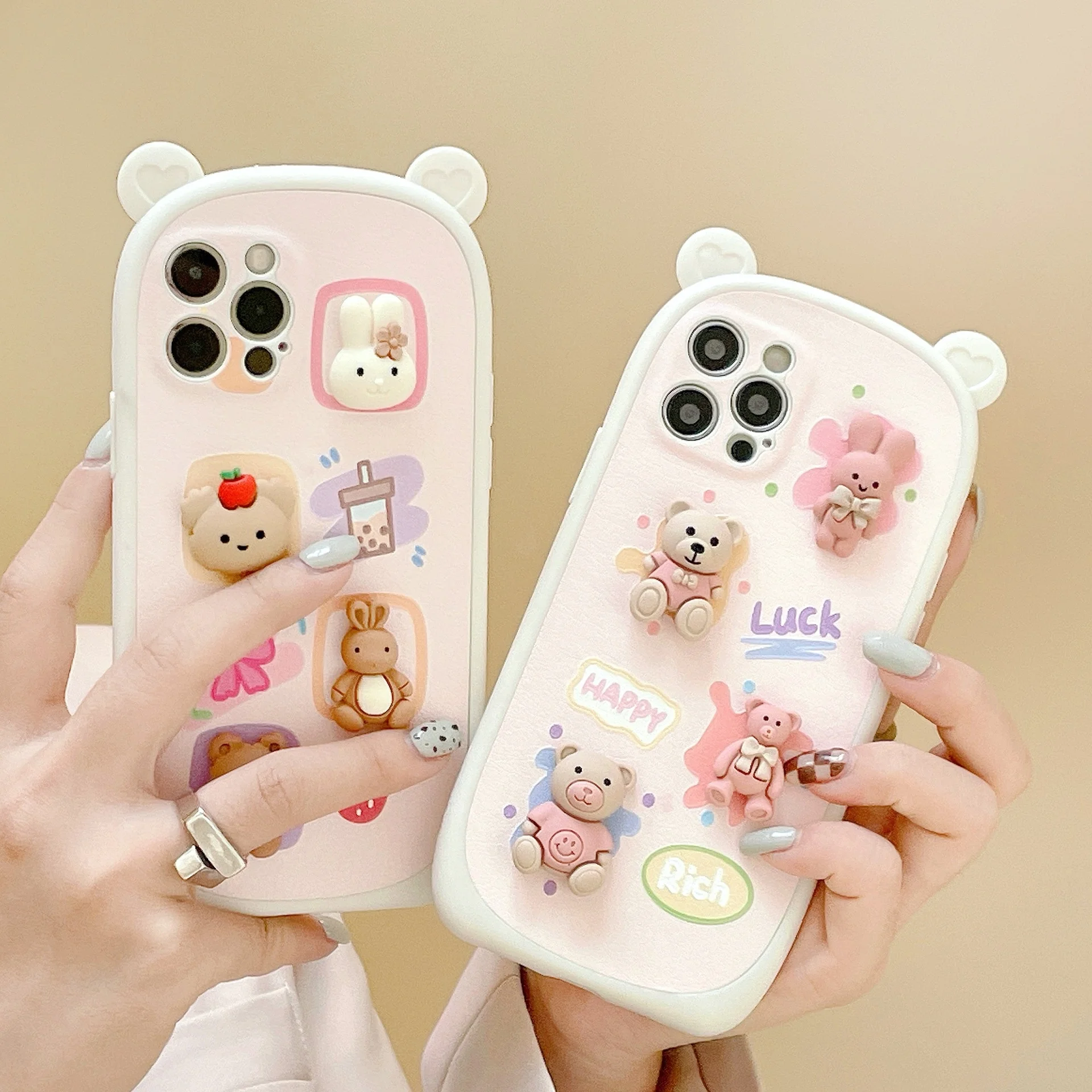 Stereo bear is suitable for iPhone 13pro Max for Apple 12 mobile phone case 11 cute XR female XS ear 8plus
Stereo bear is suitable for iPhone 13pro Max for Apple 12 mobile phone case 11 cute XR female XS ear 8plus