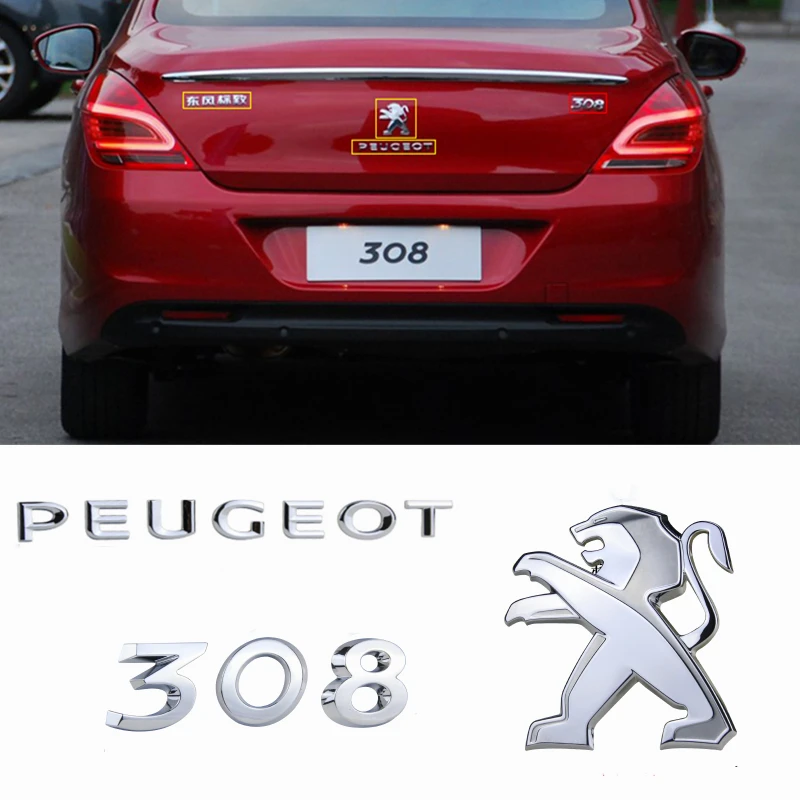 Metal 3D Sticker Car Rear Trunk Tail Badge Decoration for Peugeot 308 3008 307 207 208 508 2008 306 406 4008 5008 206 408 407
Metal 3D Sticker Car Rear Trunk Tail Badge Decoration for Peugeot 308 3008 307 207 208 508 2008 306 406 4008 5008 206 408 407