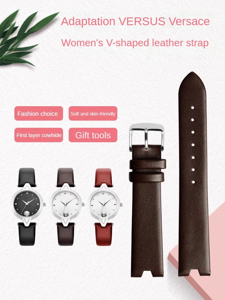 Cowhide Watch Strap Substitute VERSUS SCI08 SCI070016 VSPCI5621 Series Women's Concave Interface Leather Watch Strap With 18-4mm
Cowhide Watch Strap Substitute VERSUS SCI08 SCI070016 VSPCI5621 Series Women's Concave Interface Leather Watch Strap With 18-4mm