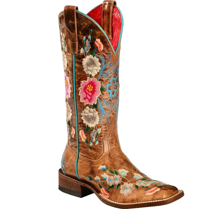 2022 Women Autumn Winter Boots Slip On Flower Cowboy Boots Custom Casual Botas Feminina Fashion Mexican Embroider Shoes Size 45
2022 Women Autumn Winter Boots Slip On Flower Cowboy Boots Custom Casual Botas Feminina Fashion Mexican Embroider Shoes Size 45