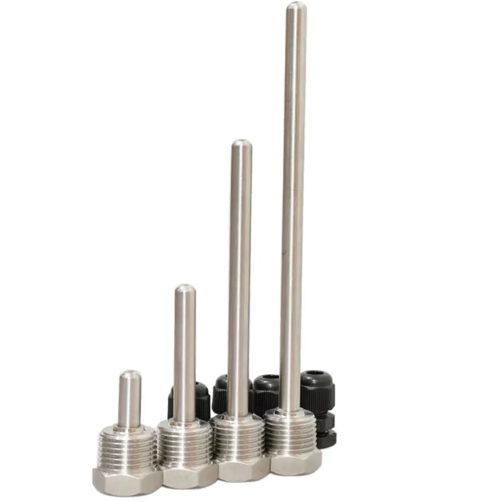 2 Pcs Thermowell G 1/2\" Thread For Thread G 1/2" Temperature Sensor Immersion Sleeve Pocket Pipe Tool Fittings
2 Pcs Thermowell G 1/2\" Thread For Thread G 1/2" Temperature Sensor Immersion Sleeve Pocket Pipe Tool Fittings