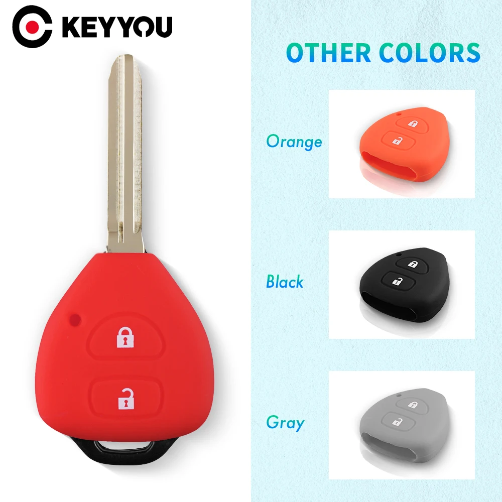 KEYYOU Silicone Key Case Protector Cover For Toyota Auris HiLux Corolla Fortuner Prado Verso Camry Yaris Vitz Vios Belta IQ IST
KEYYOU Silicone Key Case Protector Cover For Toyota Auris HiLux Corolla Fortuner Prado Verso Camry Yaris Vitz Vios Belta IQ IST