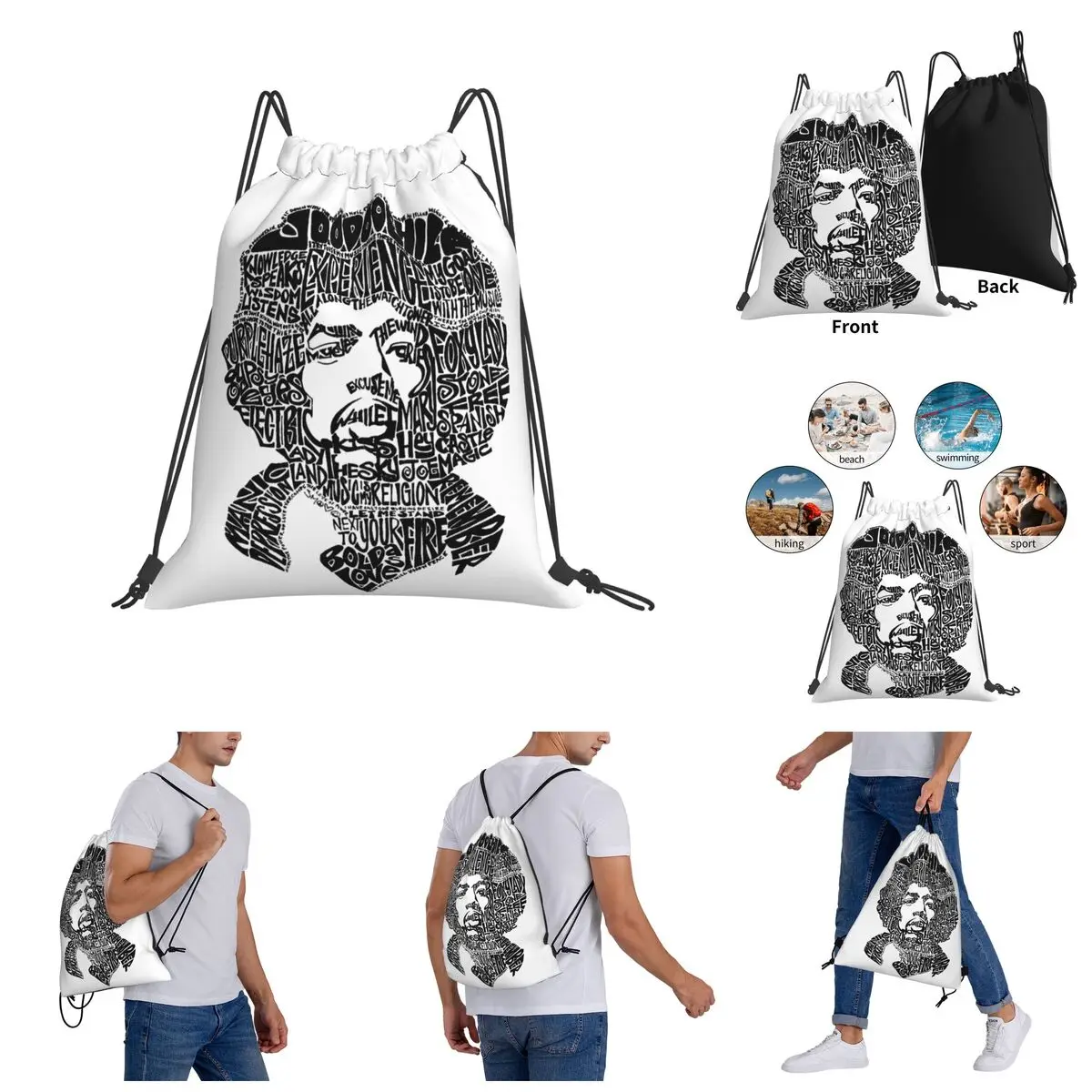 Jimi And Hendrix Artwork Pullover Hoodie Drawstring Bags Gym Bag Novelty Backpack artwork Pullover Hoodie Blanket roll
Jimi And Hendrix Artwork Pullover Hoodie Drawstring Bags Gym Bag Novelty Backpack artwork Pullover Hoodie Blanket roll