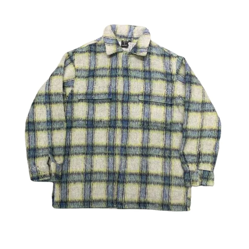 22SS Plaid Long Hairy Shirt Jacket Cactus Jack Jacket Men Women EU Size 100% Cotton TRAVIS SCOTT Coat Fashion Autumn Winter
22SS Plaid Long Hairy Shirt Jacket Cactus Jack Jacket Men Women EU Size 100% Cotton TRAVIS SCOTT Coat Fashion Autumn Winter