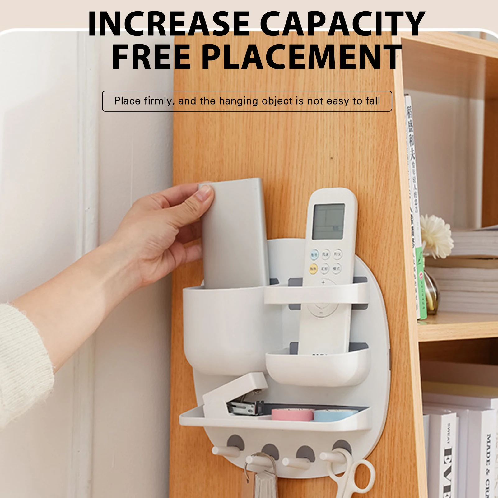 Wall Mounted Storage Box Multipurpose Punch-Free Waterproof Organizer for Home Mobile Phone Storage Case with Hook Design FPing
Wall Mounted Storage Box Multipurpose Punch-Free Waterproof Organizer for Home Mobile Phone Storage Case with Hook Design FPing