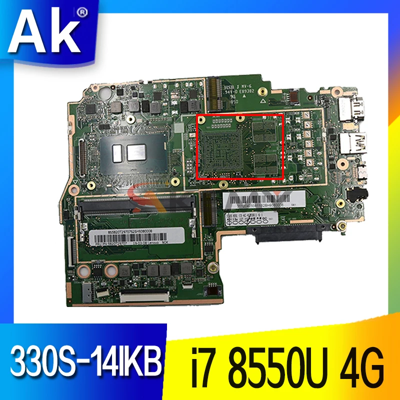Для Lenovo 330S-14IKB 330S-14AST материнская плата для ноутбука i7 8550U ОЗУ 4 Гб DDR4 протестирована 100% рабочий новый продукт
Для Lenovo 330S-14IKB 330S-14AST материнская плата для ноутбука i7 8550U ОЗУ 4 Гб DDR4 протестирована 100% рабочий новый продукт