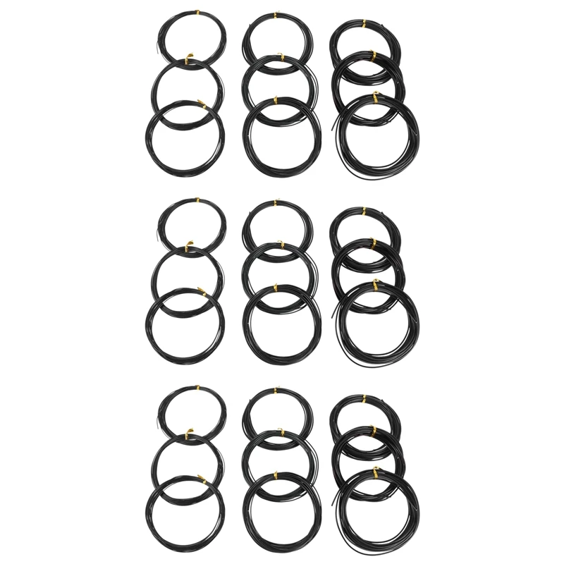 27 Rolls Bonsai Wires Anodized Aluminum Bonsai Training Wire With 3 Sizes (1.0 Mm,1.5 Mm,2.0 Mm),Total 147 Feet (Black)
27 Rolls Bonsai Wires Anodized Aluminum Bonsai Training Wire With 3 Sizes (1.0 Mm,1.5 Mm,2.0 Mm),Total 147 Feet (Black)
