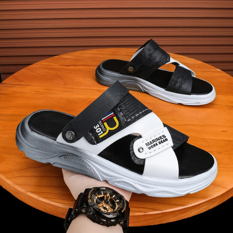 Мужские кожаные сандалии с ремешком на щиколотке, с ремешком на щиколотке
Мужские кожаные сандалии с ремешком на щиколотке, с ремешком на щиколотке