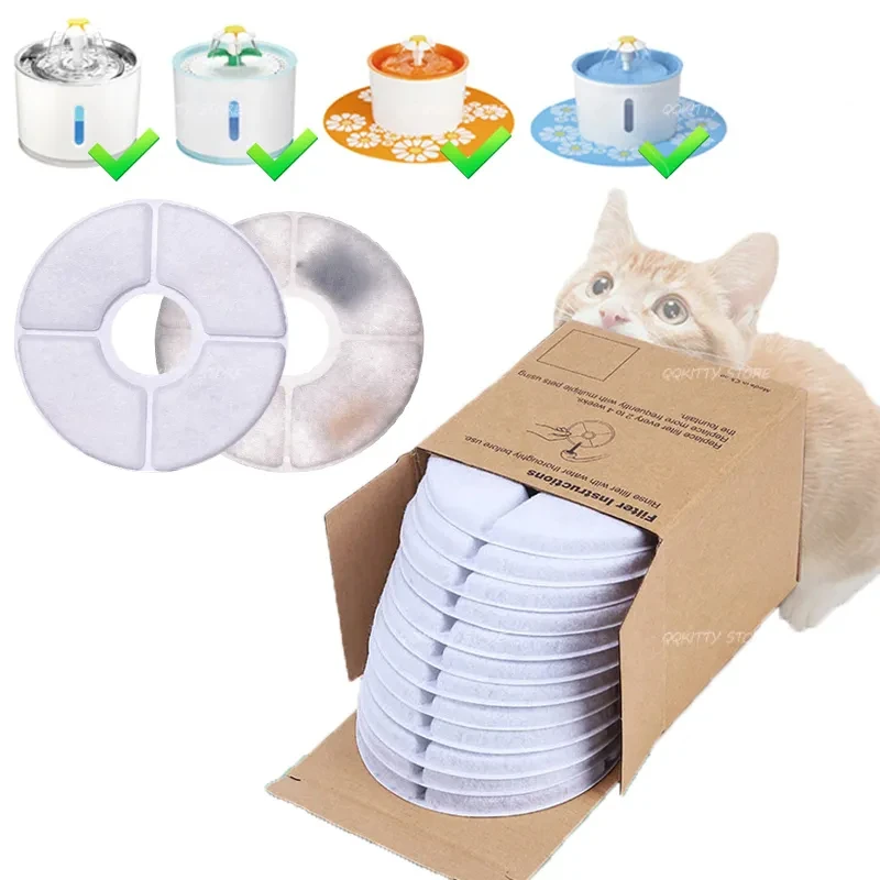 12pcs Pet Replacement Activated Carbon Filter Water Dispenser Cat Water Fountain Ion Resin Cotton Filter Dog Feeder Cat Drinker
12pcs Pet Replacement Activated Carbon Filter Water Dispenser Cat Water Fountain Ion Resin Cotton Filter Dog Feeder Cat Drinker