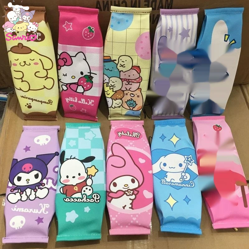 Sanrio 10 шт., футляр для карандашей, милый стильный карандаш Hello Kitty, Kuromi Melody, похвалы, студенческие канцелярские принадлежности, кожаный карандаш на молнии, зеркальные сумки 
Sanrio 10 шт., футляр для карандашей, милый стильный карандаш Hello Kitty, Kuromi Melody, похвалы, студенческие канцелярские принадлежности, кожаный карандаш на молнии, зеркальные сумки