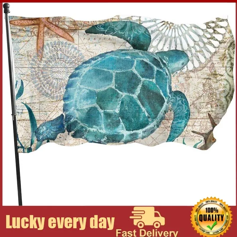 Flags Polyester Light Flag with Vivid Color with Two Metal Grommets Durable Colorfast Banner Sea Turtle for Indoor Outdoor Decor
Flags Polyester Light Flag with Vivid Color with Two Metal Grommets Durable Colorfast Banner Sea Turtle for Indoor Outdoor Decor