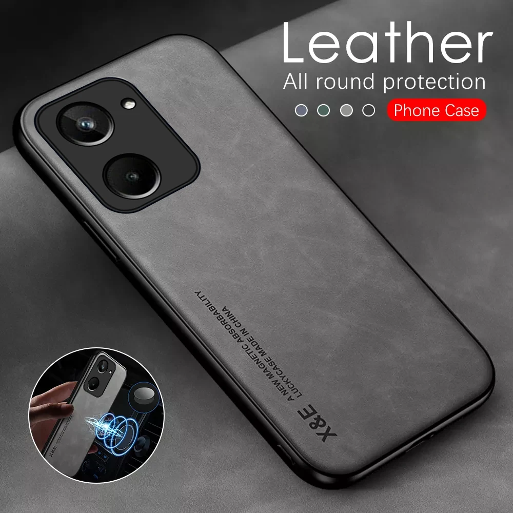Кожаный чехол Realmi 10 Pro 5G автомобильный Магнитный для Realme RMX3663 6 72 дюйма мягкая