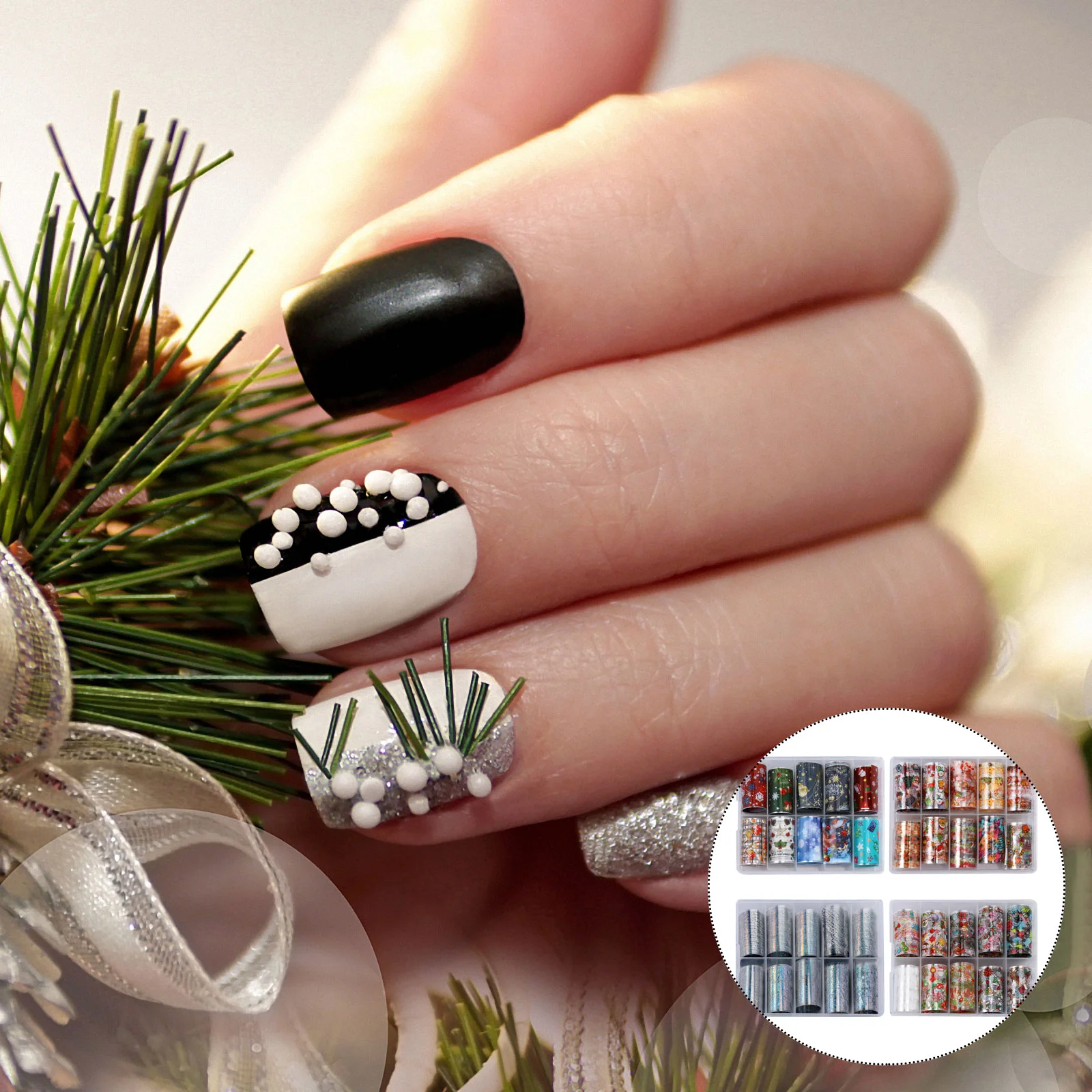 Nail Stickers Women Christmas Manicure Themed Decals Manicures Accessories Nails
Nail Stickers Women Christmas Manicure Themed Decals Manicures Accessories Nails