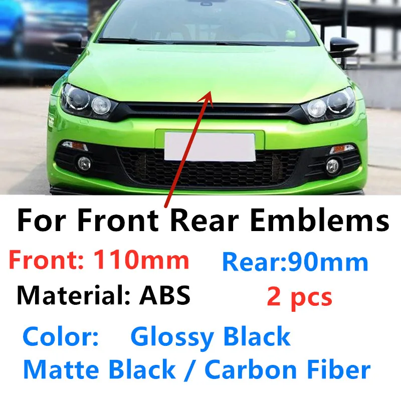 Replace Emblem 110mm 90mm Car Front Grill Badge Rear Trunk Logo styling accessories For Scirocco 2009 2010 2011 2012 2013 2014
Replace Emblem 110mm 90mm Car Front Grill Badge Rear Trunk Logo styling accessories For Scirocco 2009 2010 2011 2012 2013 2014