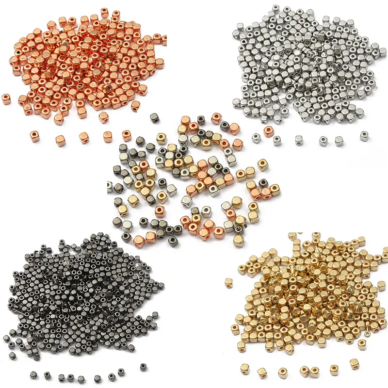 200pcs-300pcs Square Spacer Beads Bracelets Jewelry Accessories DIY CCB For Jewelry Making MiNi Necklace 3mm 4mm
200pcs-300pcs Square Spacer Beads Bracelets Jewelry Accessories DIY CCB For Jewelry Making MiNi Necklace 3mm 4mm
