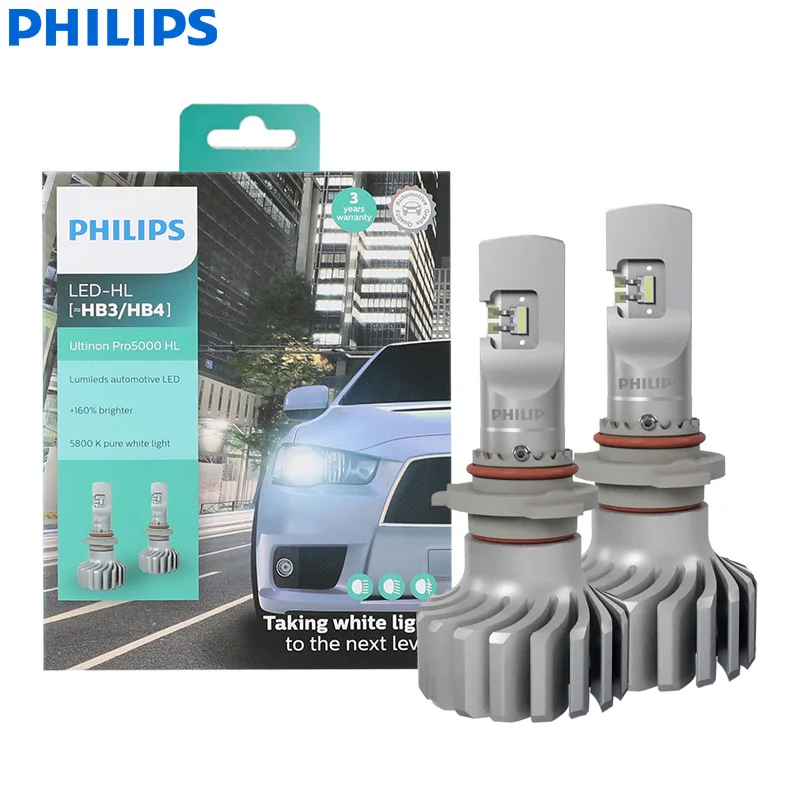 Philips Ultinon Pro5000 LED 9005 9006 HB3 HB4 Автомобильный светодиодный светильник 5800K белый 160% яркий автомобильный светильник 15 Вт дальний/ближний свет ...
Philips Ultinon Pro5000 LED 9005 9006 HB3 HB4 Автомобильный светодиодный светильник 5800K белый 160% яркий автомобильный светильник 15 Вт дальний/ближний свет ...