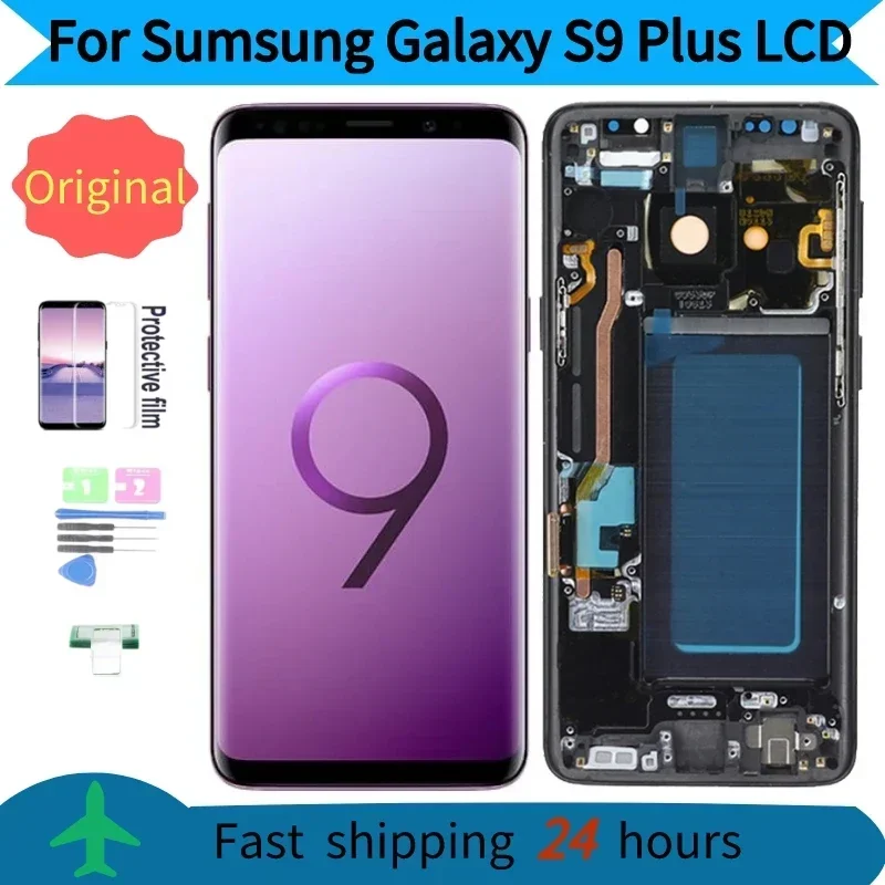 Super AMOLED LCD touch screen with frame, 6.2 inch, for Samsung Galaxy S9 Plus, g965, g965, g9650, 100% original
Super AMOLED LCD touch screen with frame, 6.2 inch, for Samsung Galaxy S9 Plus, g965, g965, g9650, 100% original