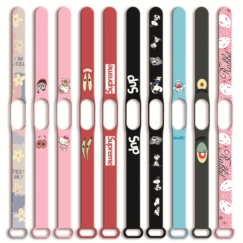 for Mi 3/4/5/6 generation wristband cartoon SpongeBob SquarePants millet bracelet graffiti Silicone replacement bracelet gifts
for Mi 3/4/5/6 generation wristband cartoon SpongeBob SquarePants millet bracelet graffiti Silicone replacement bracelet gifts