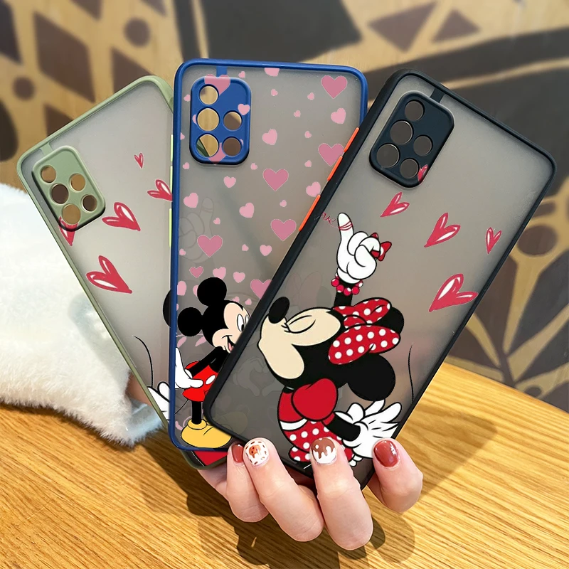Mickey Minne Bff For Samsung Galaxy A01 A11 A12 A02S A21S A31 A32 A42 A51 A50 A52 A71 A72 Frosted Translucent Phone Case
Mickey Minne Bff For Samsung Galaxy A01 A11 A12 A02S A21S A31 A32 A42 A51 A50 A52 A71 A72 Frosted Translucent Phone Case