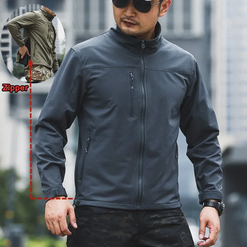Outdoor Lightweight Casual Tactical Jacket Men Spring Autumn Nylon Thin Tactics Windbreaker Coat Combat Training Military
Outdoor Lightweight Casual Tactical Jacket Men Spring Autumn Nylon Thin Tactics Windbreaker Coat Combat Training Military