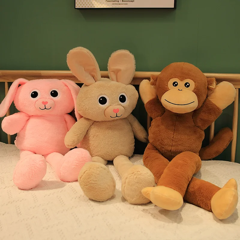 Magic Long Ears Animals Doll Fuzzy Plush Pink Lop Rabbit Brown Monkey Plush Toy Hot Plushies Children Birthday Present
Magic Long Ears Animals Doll Fuzzy Plush Pink Lop Rabbit Brown Monkey Plush Toy Hot Plushies Children Birthday Present