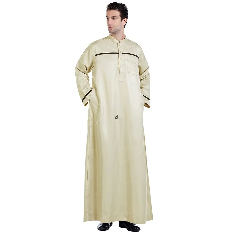 Men's Muslim Robe Daily Casual Commuter Stand Collar Muslim Arab Middle East Men's Robe Africa Business Casual New Fashion 2022
Men's Muslim Robe Daily Casual Commuter Stand Collar Muslim Arab Middle East Men's Robe Africa Business Casual New Fashion 2022