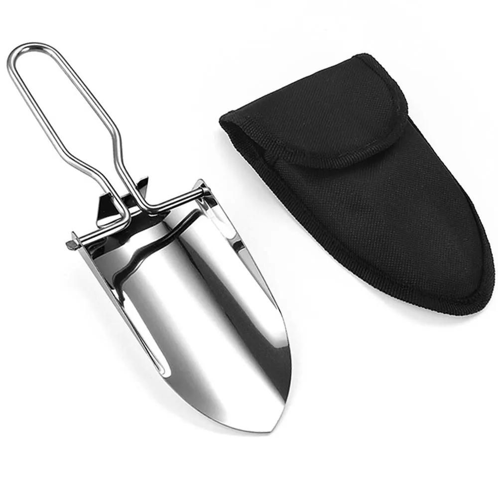 Stainless Steel Garden Shovel Mini Collapsible Plant Transplant Garden Tools Folding Shovel Camping Spade Portable Canvas Bag
Stainless Steel Garden Shovel Mini Collapsible Plant Transplant Garden Tools Folding Shovel Camping Spade Portable Canvas Bag