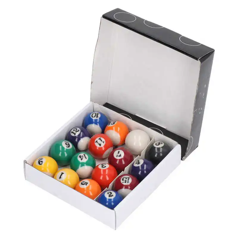 16PCS LIXADA Billiard Balls Children Billiards Pool 32mm Table Balls Polyester Resin Small Cue Balls Full Set
16PCS LIXADA Billiard Balls Children Billiards Pool 32mm Table Balls Polyester Resin Small Cue Balls Full Set