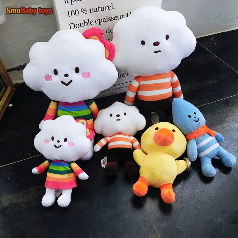 New FLUFFY HOUS Plush Toy Mr. White Cloud Stuffed Lovely Miss Rainbow Doll Kawaii Cartoon Plush Doll Gift for Girlfriend Presen
New FLUFFY HOUS Plush Toy Mr. White Cloud Stuffed Lovely Miss Rainbow Doll Kawaii Cartoon Plush Doll Gift for Girlfriend Presen