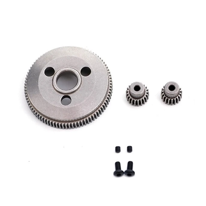 Metal 86T Main Spur Gear and 19T 21T Pinion Gear for Traxxas Slash 2WD Stampede Rustler Bandit 1/10 RC Car Upgrades Parts
Metal 86T Main Spur Gear and 19T 21T Pinion Gear for Traxxas Slash 2WD Stampede Rustler Bandit 1/10 RC Car Upgrades Parts