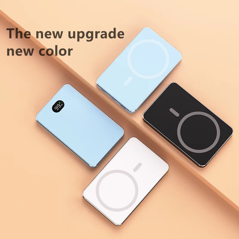 15W 10000mAh Glass Case Magnetic Wireless Fast charging Power Bank For iphone 12 13 Pro Max Magnet Portable Battery powerbank
15W 10000mAh Glass Case Magnetic Wireless Fast charging Power Bank For iphone 12 13 Pro Max Magnet Portable Battery powerbank