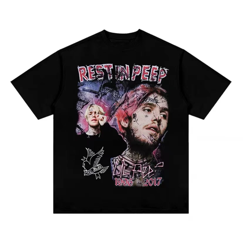 Hip Hop Rap Pest Inpeep Lil Peep 1996-2017 Printed T-Shirt Short Sleeve Man Harajuku Vintage Tee Shirt Men Women Fashion T Shirt
Hip Hop Rap Pest Inpeep Lil Peep 1996-2017 Printed T-Shirt Short Sleeve Man Harajuku Vintage Tee Shirt Men Women Fashion T Shirt