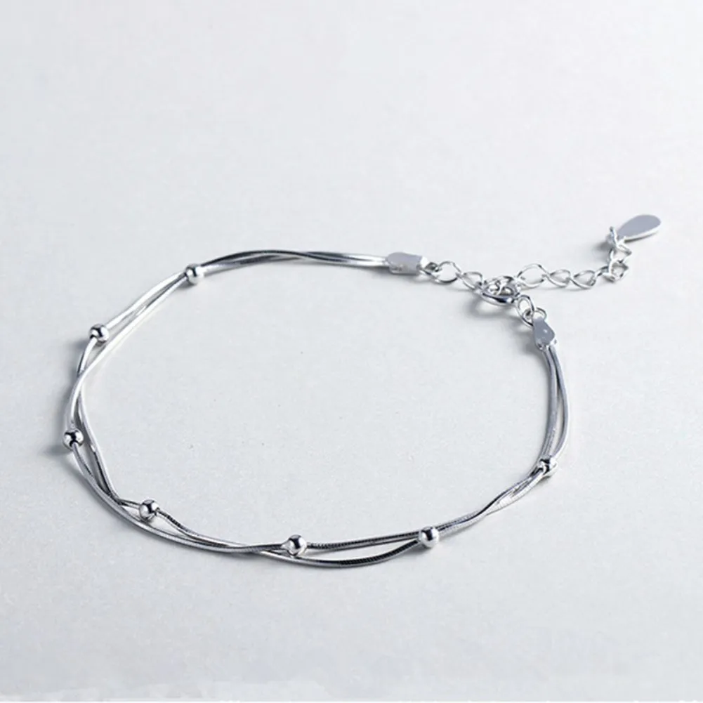 Double-layer mini round ball thin bracelet trend accessories gift girlfriend women's silver bracelet Japanese and Korean style
Double-layer mini round ball thin bracelet trend accessories gift girlfriend women's silver bracelet Japanese and Korean style