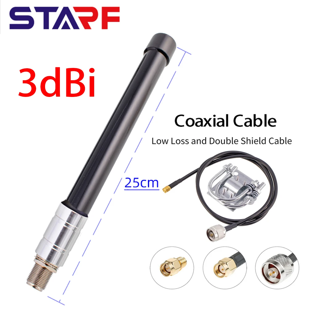 4.5dBi 868MHz 915Mhz LoRa Antenna Helium N-Female Coaxial Extension Cable Omni Fiberglass Aerial Antenna Bobcat Miner 300
4.5dBi 868MHz 915Mhz LoRa Antenna Helium N-Female Coaxial Extension Cable Omni Fiberglass Aerial Antenna Bobcat Miner 300