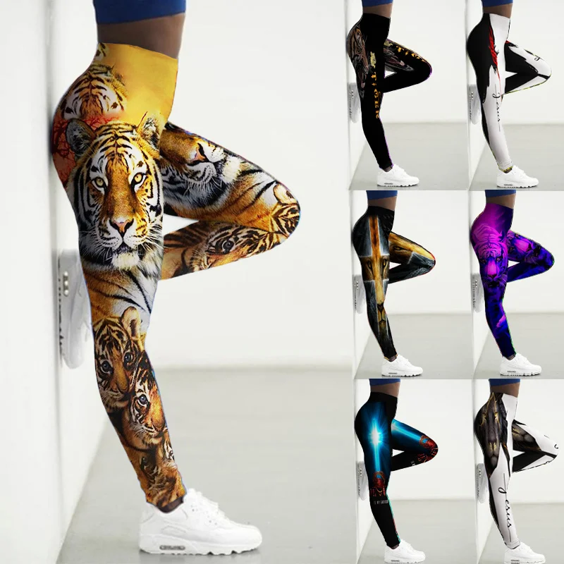 Women Sport Leggings 3d Tiger Printed High Waist Pants Yoga Gym Clothes Femme Workout Leggins Ladies Leginsy Damskie
Women Sport Leggings 3d Tiger Printed High Waist Pants Yoga Gym Clothes Femme Workout Leggins Ladies Leginsy Damskie