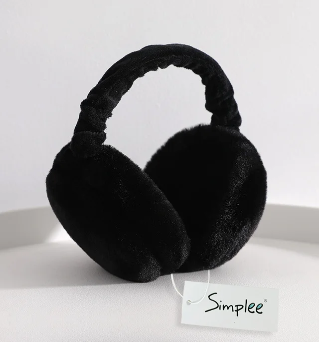 Simplee Soft Plush Ear Warmer Winter Warm Earmuffs Fashion Solid Color Earflap Outdoor Cold Protection Ear-Muffs Ear muffs
Simplee Soft Plush Ear Warmer Winter Warm Earmuffs Fashion Solid Color Earflap Outdoor Cold Protection Ear-Muffs Ear muffs
