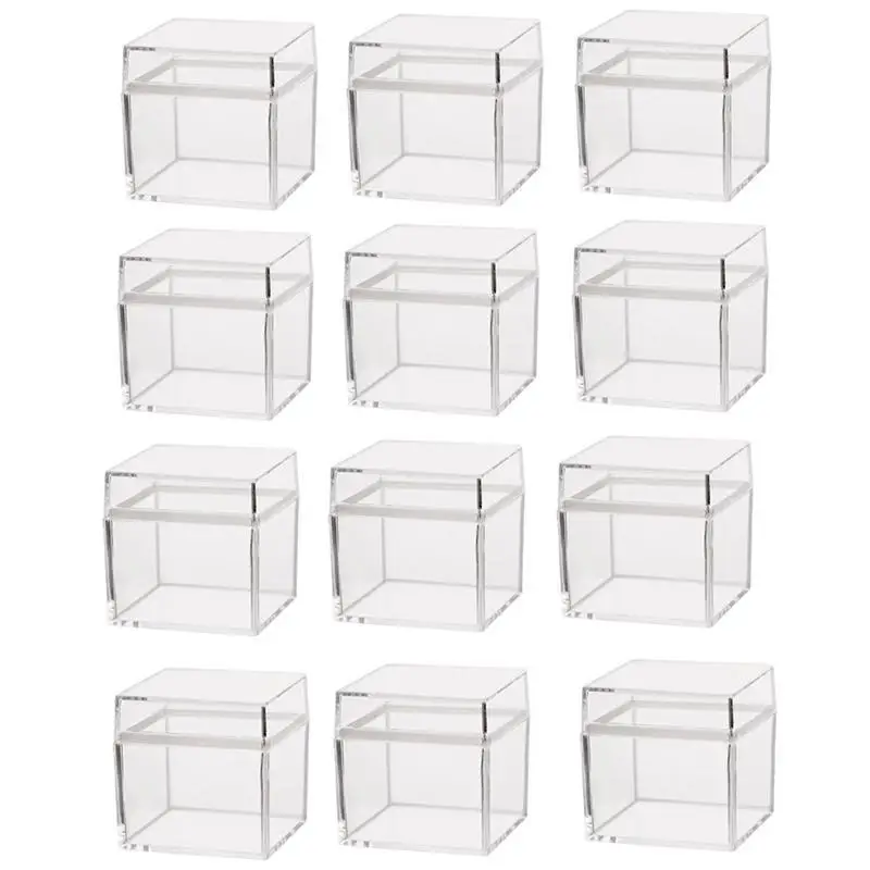24Pcs Transparent Plastic Candy Box Biscuits Cookies Packing Box Party Treat Boxes Square Gift Container 5x5x5cm
24Pcs Transparent Plastic Candy Box Biscuits Cookies Packing Box Party Treat Boxes Square Gift Container 5x5x5cm