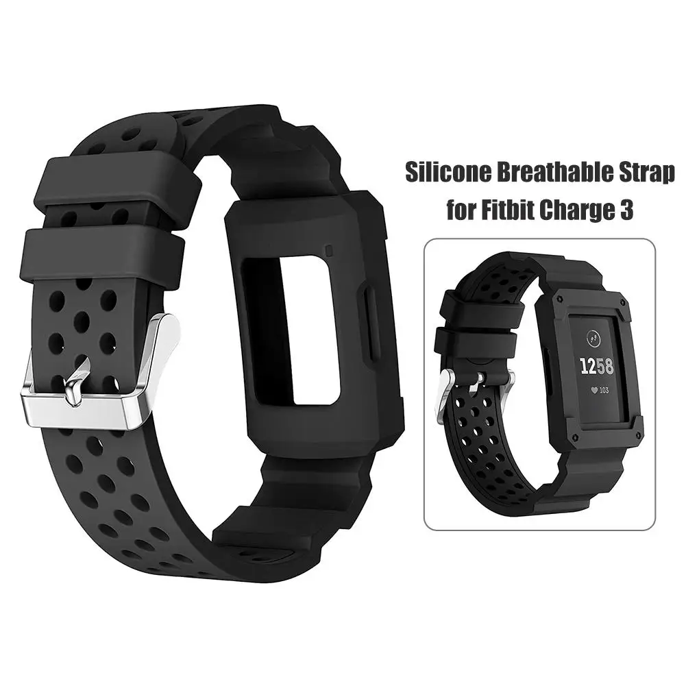 Durable Watch Strap Classic Delicate Texture Wristband Replacement Silicone Watch Strap for Fitbit Charge 3 Watch Accessories
Durable Watch Strap Classic Delicate Texture Wristband Replacement Silicone Watch Strap for Fitbit Charge 3 Watch Accessories