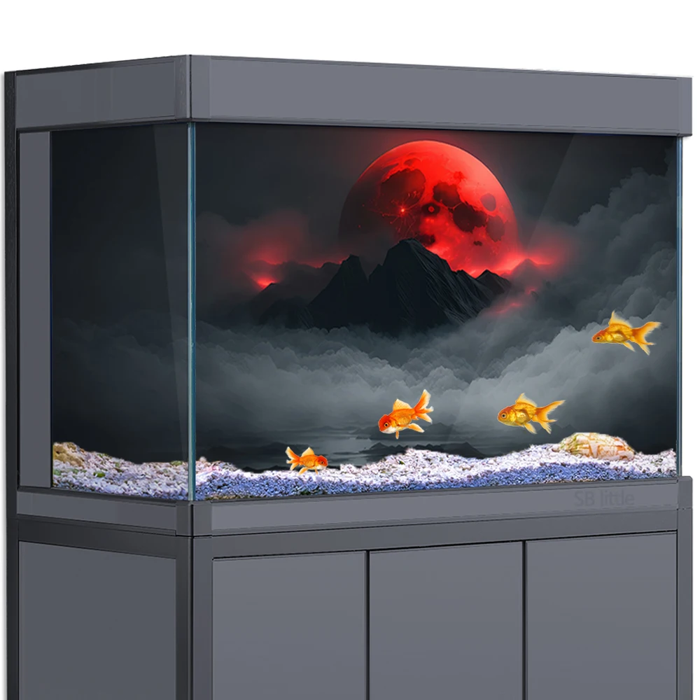 Aquarium Background Sticker Decoration for Fish Tanks, Blood Moon Mist Clouds Mountains HD 3D Poster Self-Adhesive Waterproof
Aquarium Background Sticker Decoration for Fish Tanks, Blood Moon Mist Clouds Mountains HD 3D Poster Self-Adhesive Waterproof