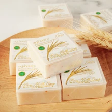 Gold JAM Rice Milk Soap 65g Original Thailand import Rice Milk Soap whitening soap goat milk soap Handmade soap for face