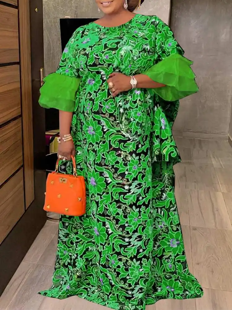 VONDA Autumn Flare Sleeve Maxi Dress 2022 Women Bohemian Robes Femme Vintage Lace Patchwork Dress Beach Party Vestidos Baggy
VONDA Autumn Flare Sleeve Maxi Dress 2022 Women Bohemian Robes Femme Vintage Lace Patchwork Dress Beach Party Vestidos Baggy
