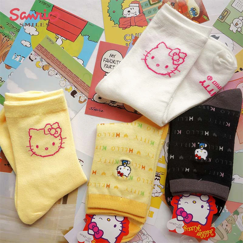 Kawaii New Socks Hello Kittys Sanrio Anime Summer Mid-Tube Socks Student Stockings Cute Lolita Short Socks Gifts Toys for Girls
Kawaii New Socks Hello Kittys Sanrio Anime Summer Mid-Tube Socks Student Stockings Cute Lolita Short Socks Gifts Toys for Girls