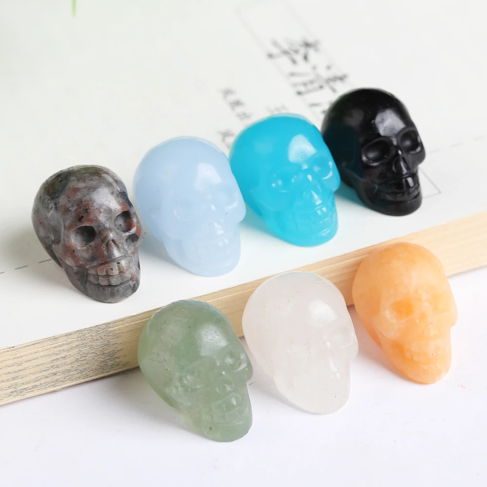 1PC Skull Carving Natural Crystal Stone Room Decor Rose Quartz Raw Healing Crystals Decor Home Aquarium Decoration Festival Gift
1PC Skull Carving Natural Crystal Stone Room Decor Rose Quartz Raw Healing Crystals Decor Home Aquarium Decoration Festival Gift